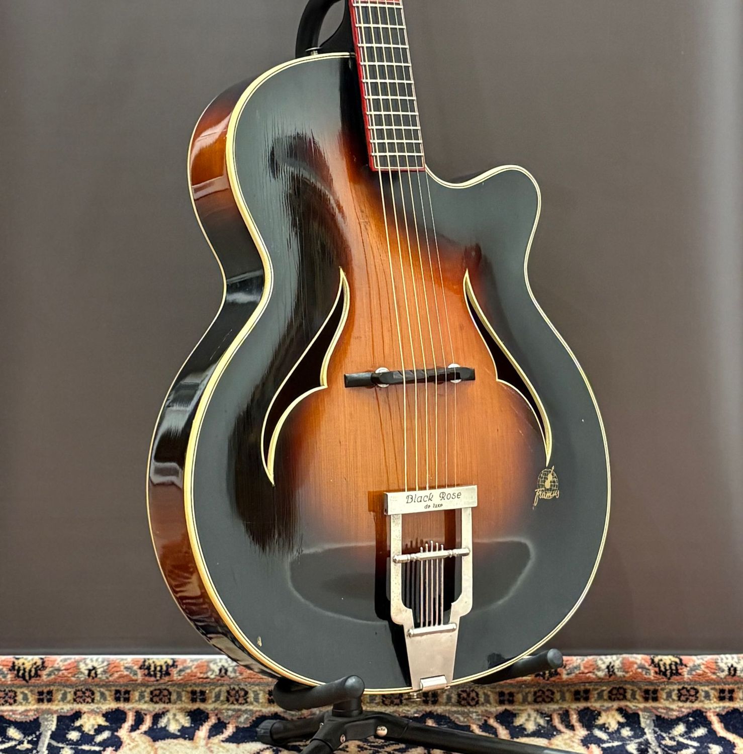 1950s Framus Black Rose De Luxe