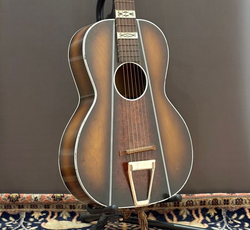 1930s Kay Del Oro Deco Parlor Guitar