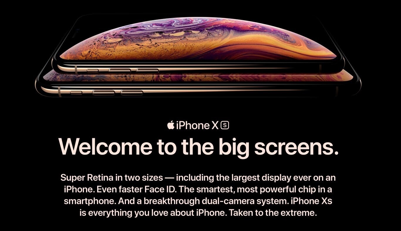Apple IPhone XS Max (4GB RAM, 64GB ROM) IOS 12 (12MP + 12MP)+7MP Space Grey