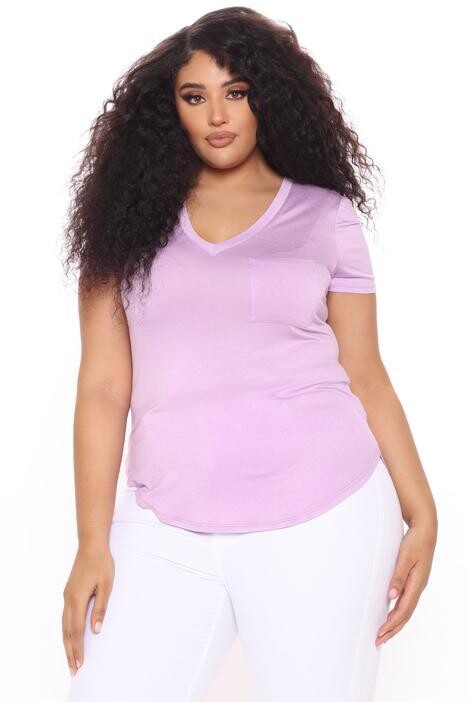 Lavender Basic Tee