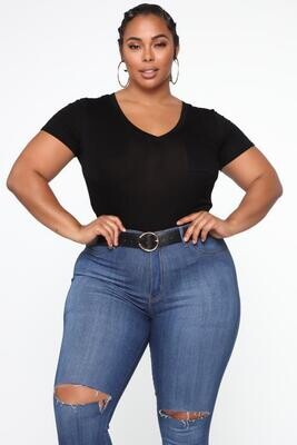 Black Basic Tee