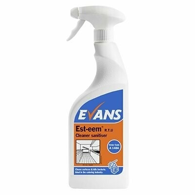 Evans Est-eem Cleaner Sanitiser 750Ml