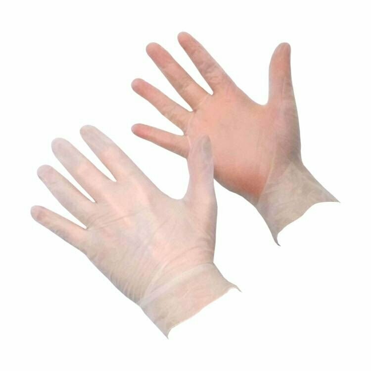 Clear Vinyl Powder Free Gloves