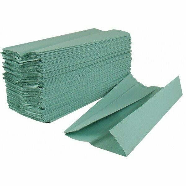 Jangro Paper Hand Towels Green Interfold 3,510