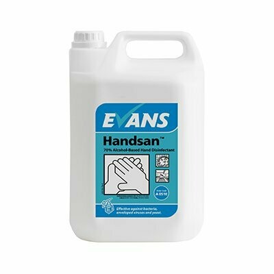 Evans Alcohol Hand Gel Handsan 5Ltrs