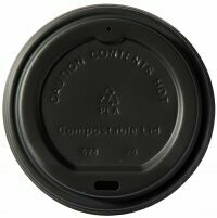 12oz Domed sip-Thru Black Lid 10-20oz