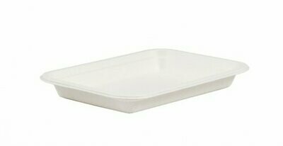 Compostable Bagasse Chip Trays 7"