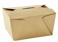 No 1 Brown Kraft Food Container