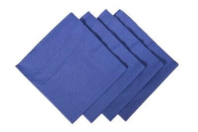 Blue Cocktail Napkins Pack 200