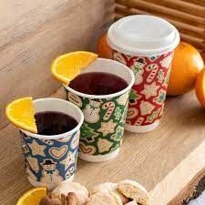 Vegwere Christmas Double wall hot cups