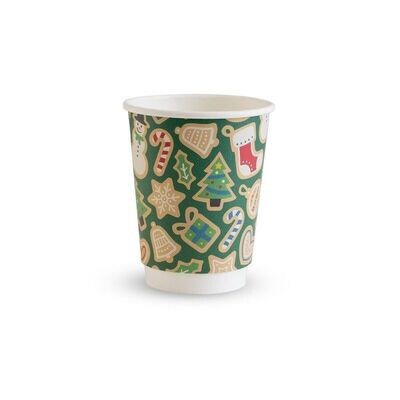 Vegware 12oz double wall christmas cup, 79-Series