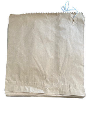 Kraft Brown Recyclable Paper Counter Bags  7 x 7 Pk 1,000