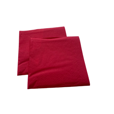 Red Cocktail Napkins Box Of 4,000