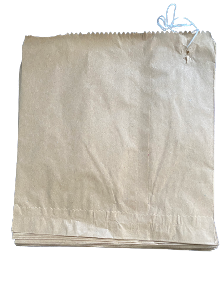 Kraft Brown Recyclable Paper Counter Bags  12 x 12 Pk 500