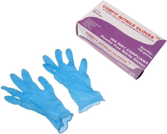 Comfit Nitrile Gloves - Large (pack of 100)