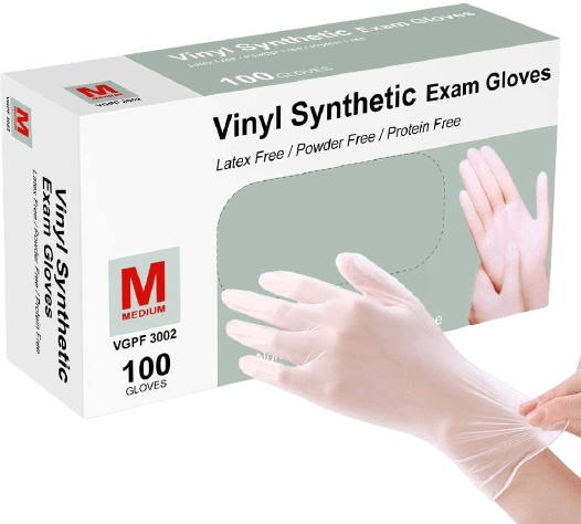 SynGuard Vinyl Exam Gloves (Extra Large Size)
