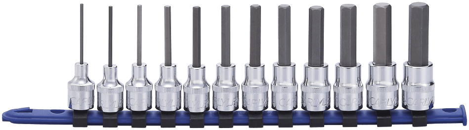 Carlyle Tools by NAPA 12 Pc 3/8In Dr Metric Hex Bit Socket Set