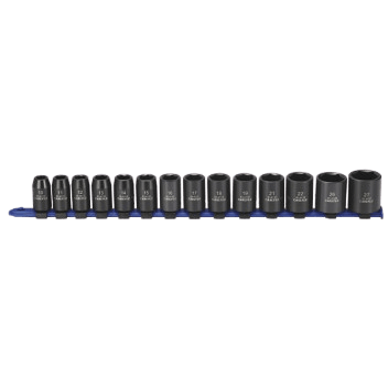 Carlyle Tools by NAPA: 1/2IN Dr 11 PC Metric Impact Socket Set