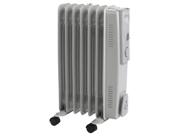 Status 7 Fin Oil Filled Radiator - 1500w
