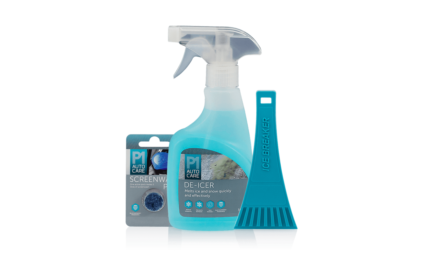 P1 Autocare Winter Ice Kit with 1 Screenwash Pod