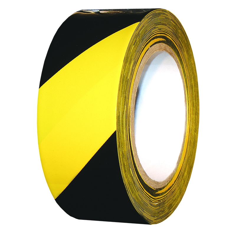 Laminated Safety Striped PVC Hazard Tape