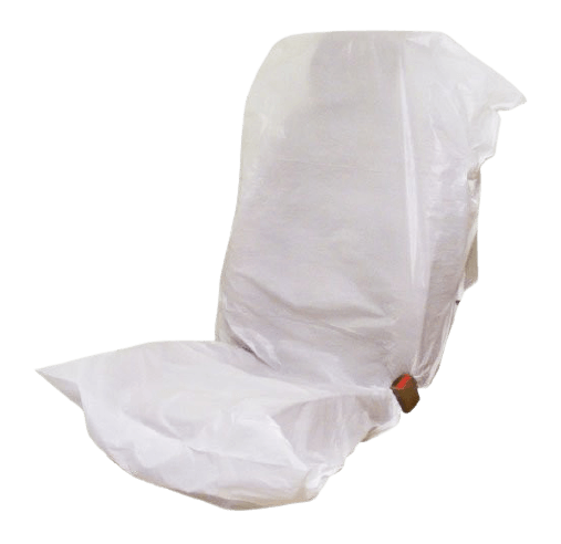 Recyclable Polythene Disposable Car Seat Covers Roll of 500