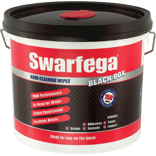 Swarfega - Heavy-Duty Wipes Paints & Resins (Tub Of 150)