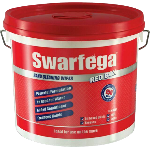 Swarfega - Heavy-Duty Wipes Oil & Grease (Tub Of 150)