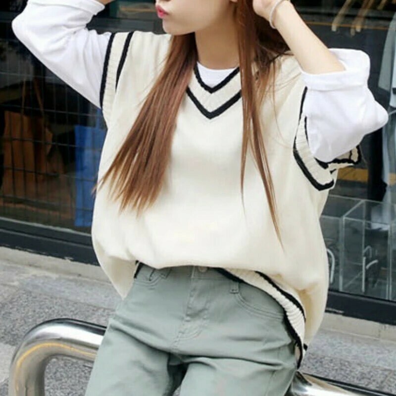 Pull sans manche