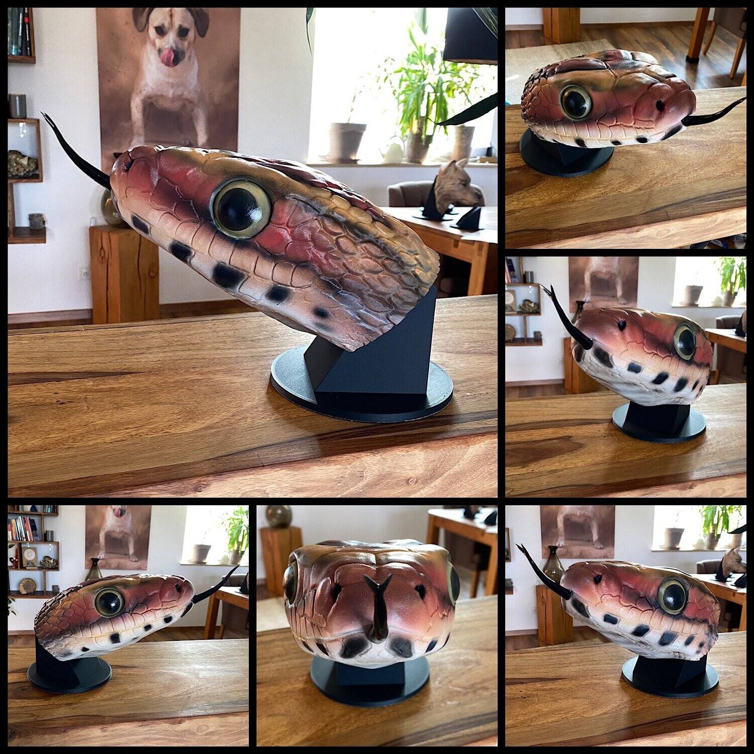 Kornnatter - Portrait -3D-Druck-Modell