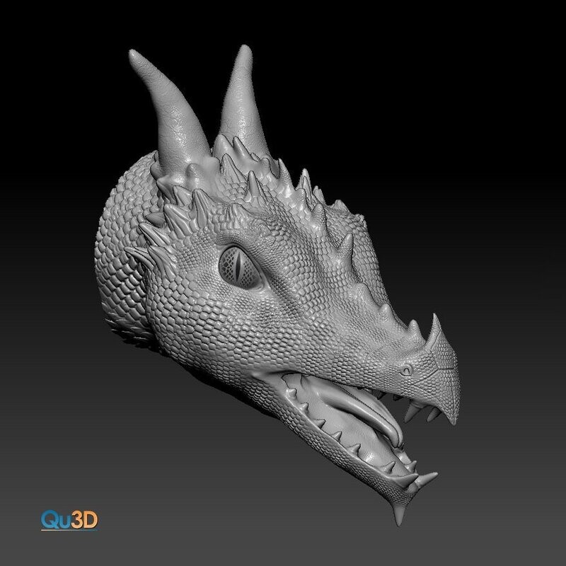 ​Dragon "Herreo" - Fantasy Dragon- STL 3D Print Model- High-Polygon