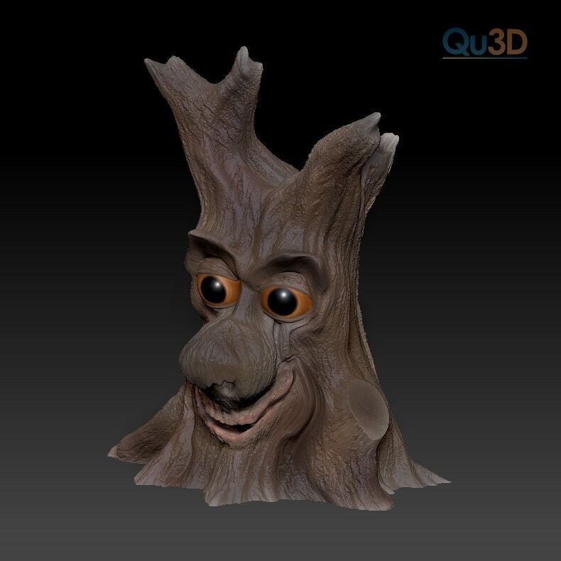 - Woodman "freundlich"-STL-3D-Druck-Modell- verschiedene Ausführungen -High-Polygon