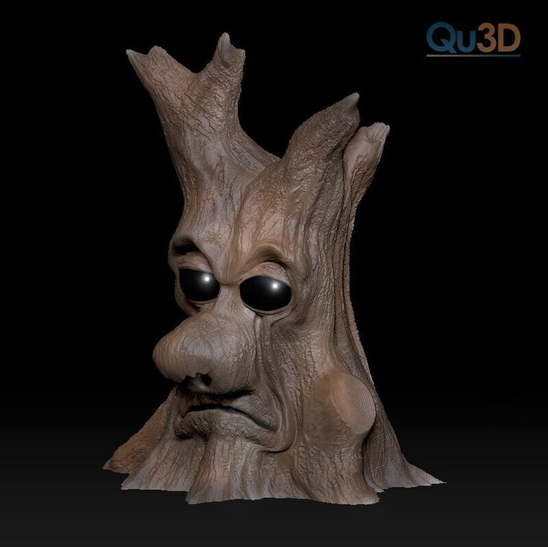 Woodman grim - STL 3D Printing Model
Various Versions - High-Polygon​