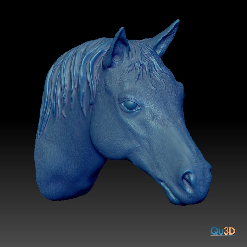 Quarter-Fuchs-Kopf-Portrait-3D-Modell