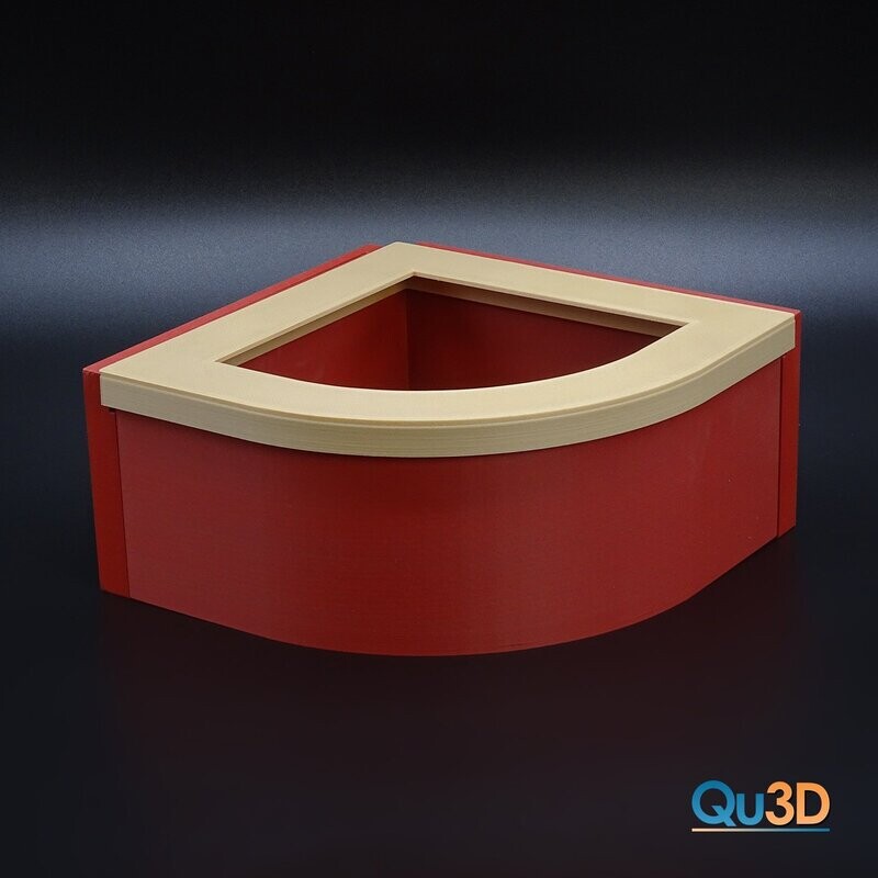 Tier Wassernapf zum Aufhängen - Links für die Ecke 3D-Druck-Modell