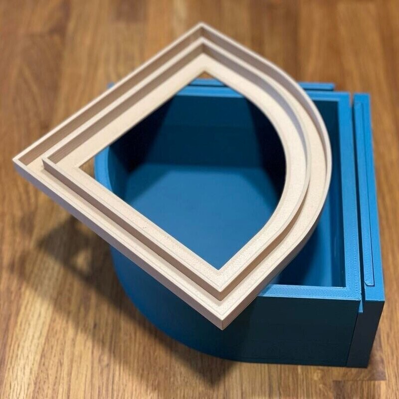 Tier Wassernapf zum Aufhängen - Anschlag Rechts für die Ecke-3D-Druck-Modell