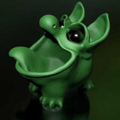 Bluffy with Tongue + Chubby - Qu3D Series - as 3D Print Model