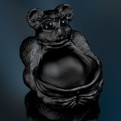 pouch bear - STL 3D Print Model
Usable as a Bowl, Table Trash Bin/Thread Eater​
High-Polygon