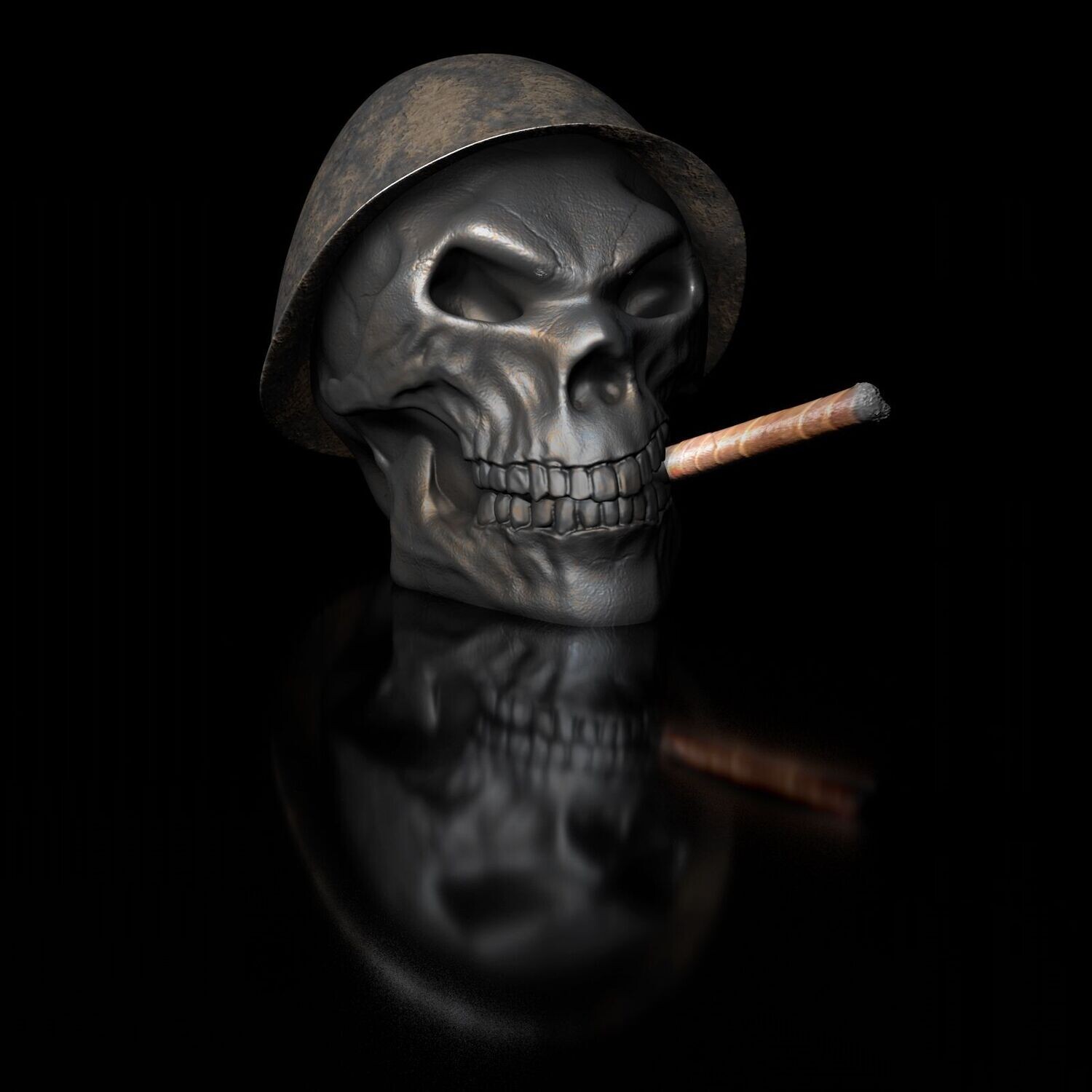 Prehistoric Skull 3D STL Print Model High-Polygon​