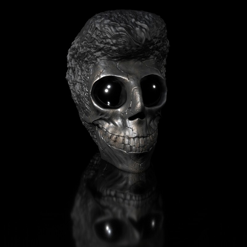 Skull Character V1 - 3D-STL-Print- Model - High-Polygon