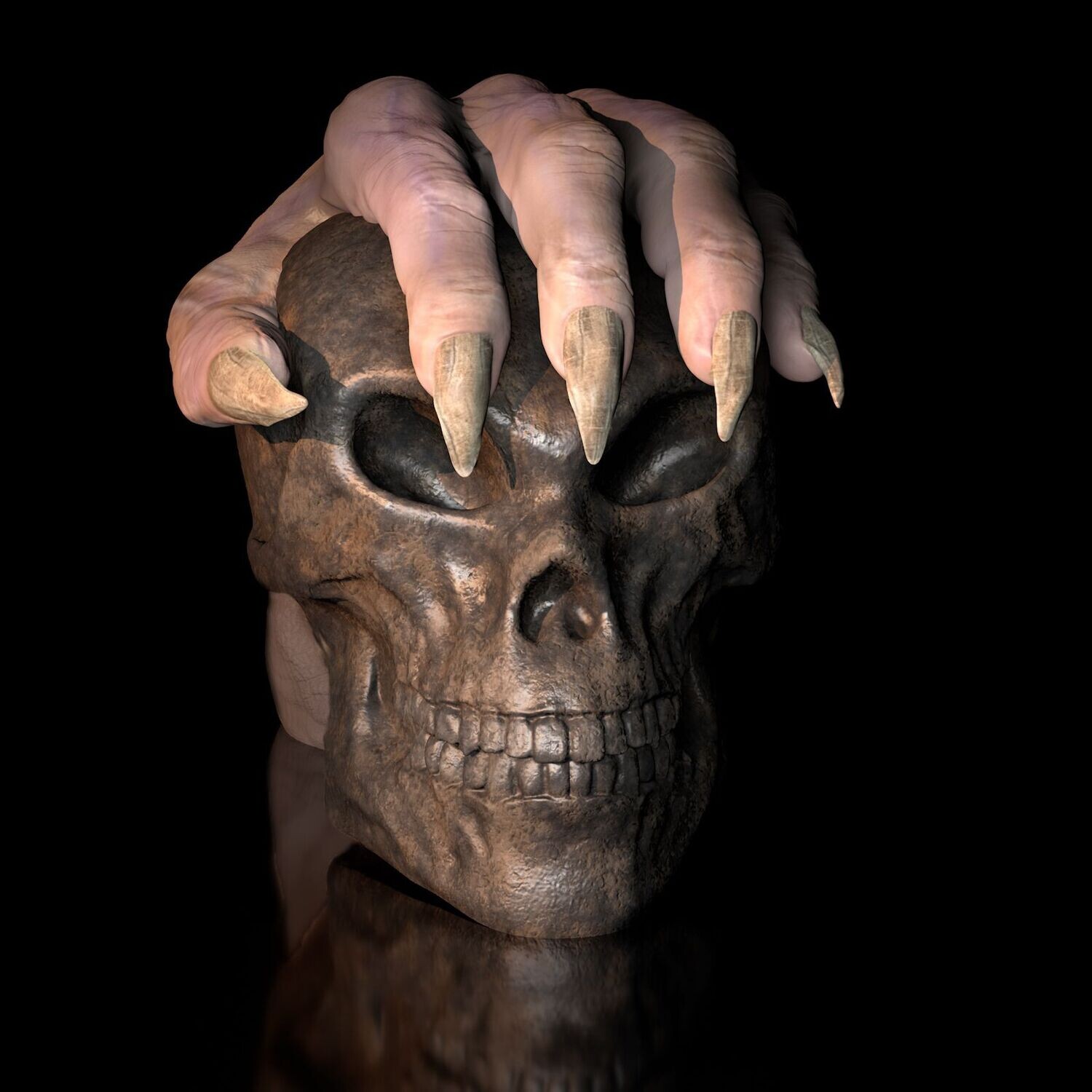 Route66-Skull- 3D-print-model