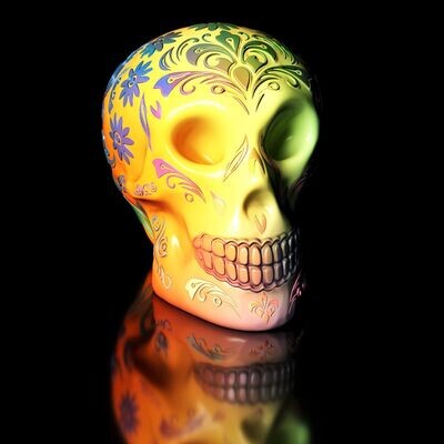 Skull Sugar Skull- 3D Model File