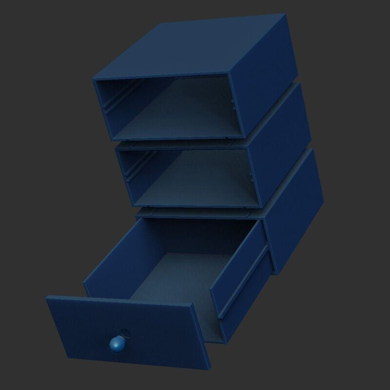 Aufbewahrungsbox mit Schubladen