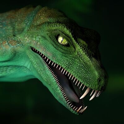 Raptor - Phantasie - für die Wand oder auf Sockel - 3D Druck Modell