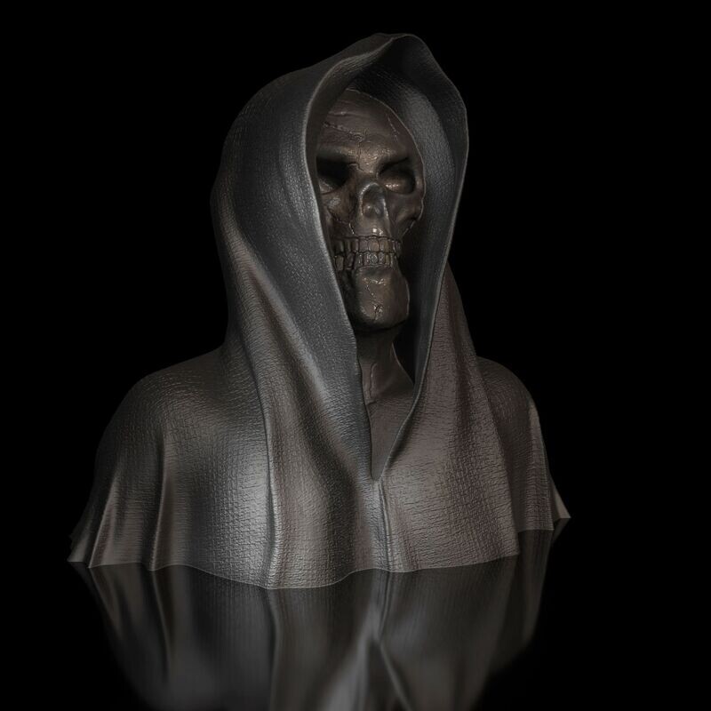Skull Cape-Skull Büste - 3D print model Skull Cape-Skull Büste - 3D print model