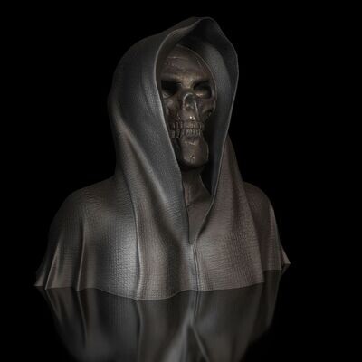 Skull Cape-Skull Büste - 3D print model