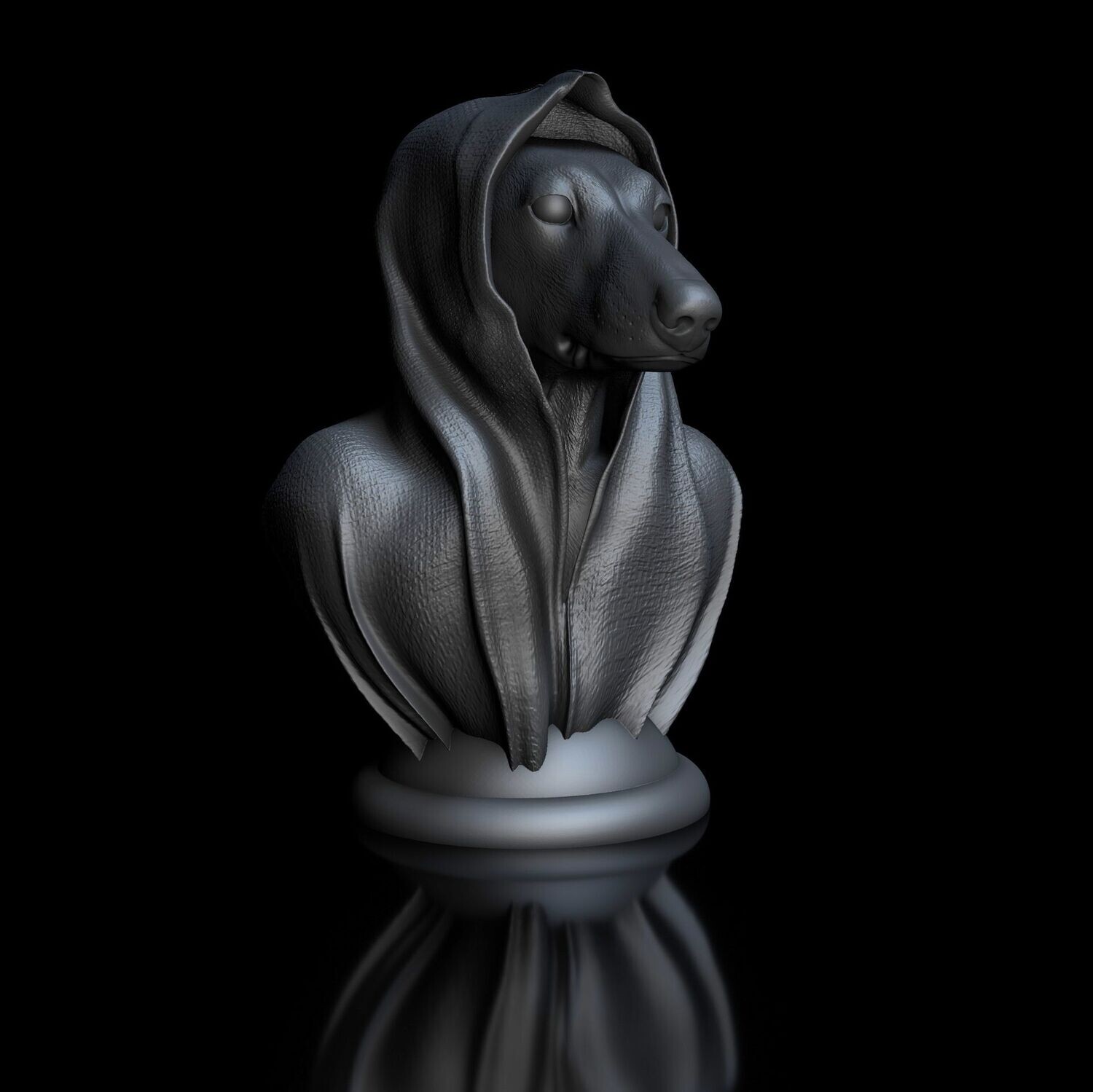 ​Dachshund with Cape, Bust