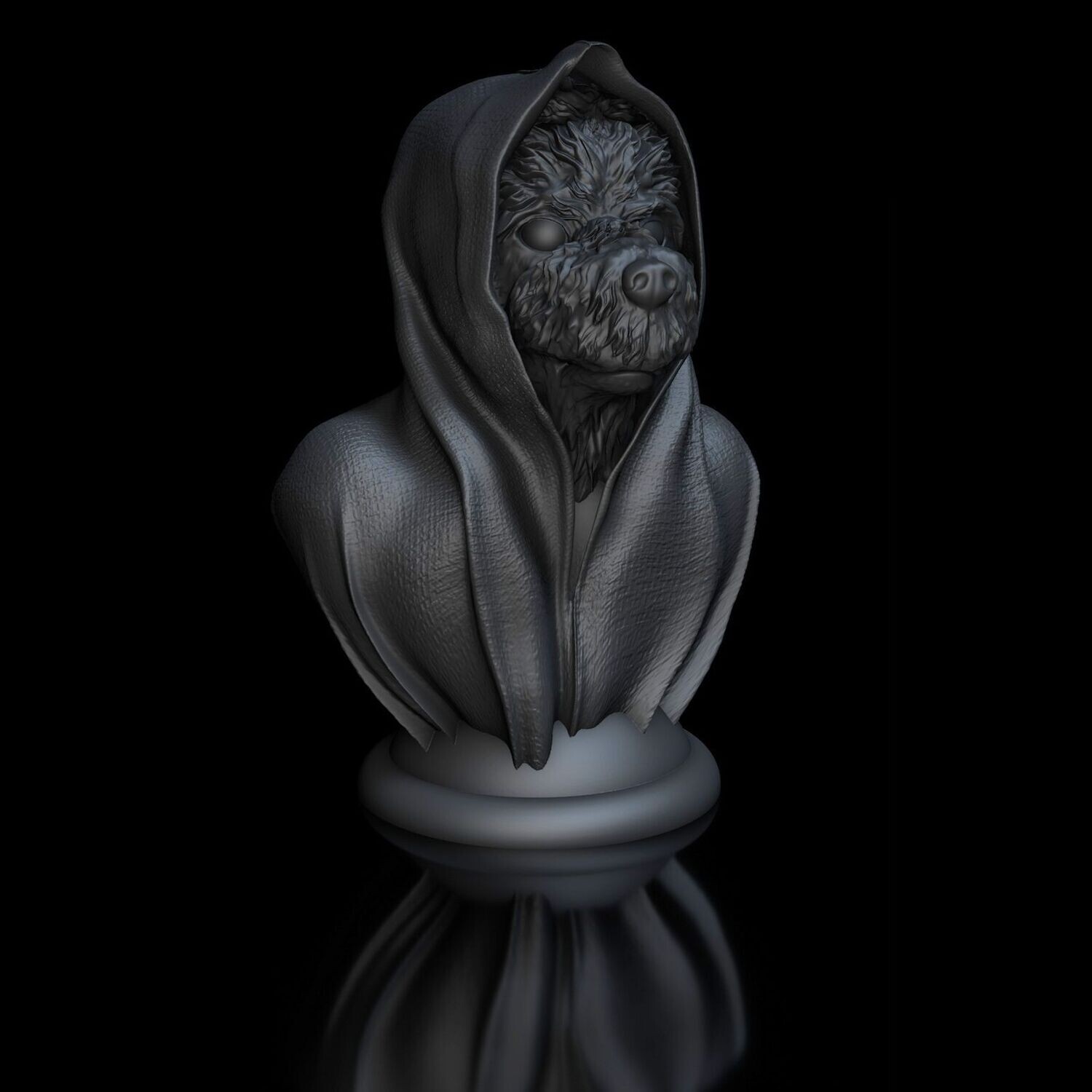 Cape-Dog-Pudel -  3D Modell Datei