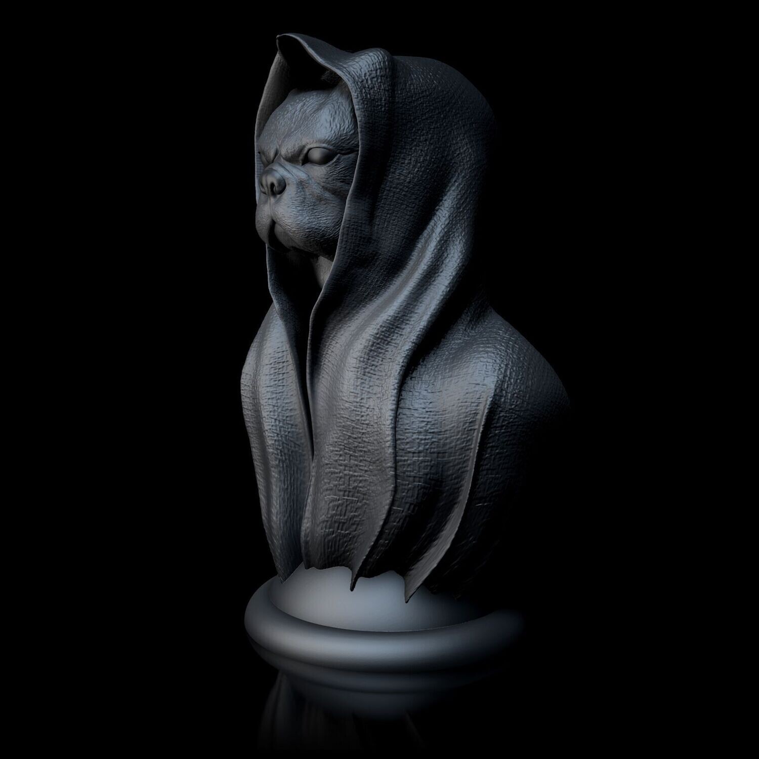 Cape-Dog-French-Bulldog -  3D Model Datei