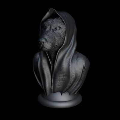 Cape-Dog-German-Shepherd - - 3D Modell Datei